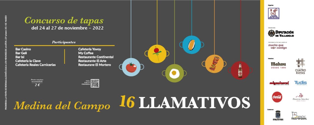 Cartel 16º Concurso de Tapas Llamativos 2022